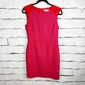 Banana Republic Women's Size 8 Multicolor Sheath Dress Knee Length